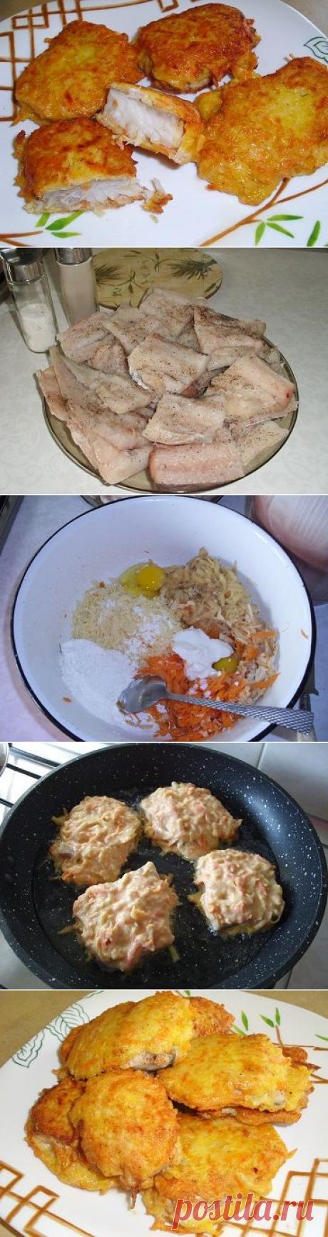 Рыба жареная в картофельной корочке