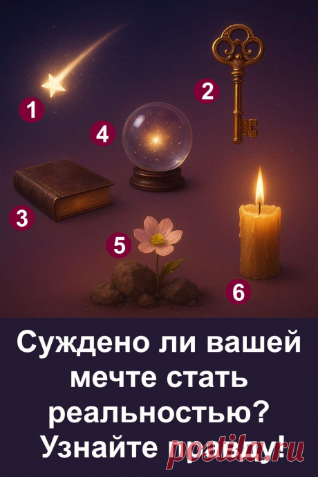 Мечты делают жизнь ярче, но часто мы задаёмся вопросом: исполнится ли самое сокровенное желание? Судьба всегда даёт подсказки, просто нужно научиться их замечать. В каждом символе спрятан тайный смысл, который помогает увидеть, что ждёт впереди. Иногда знаки обещают скорое исполнение мечты, а иногда говорят о терпении, внутренней силе и вере. Всё это помогает понять: наши желания ближе, чем кажется, стоит лишь довериться судьбе и услышать её подсказку.