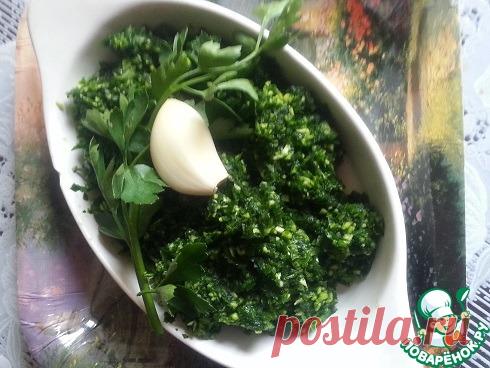 Зеленая масала Кулинарный рецепт