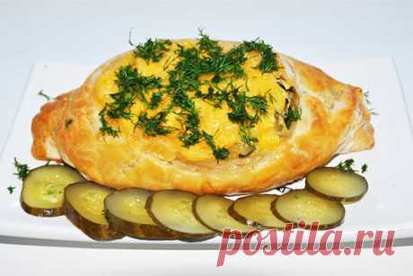 Лодочки с картофелем, мясом и огурцом — Journal women❜s