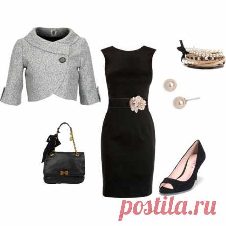 A fashion look from December 2011 featuring Warehouse dresses, Ichi blazers и Lanvin handbags. Browse and shop related looks.