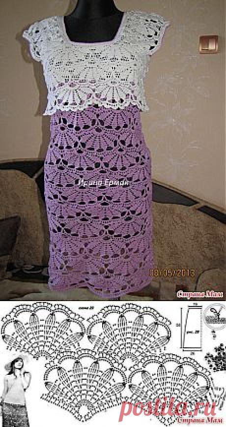 Платье для дочери "Сиреневое лето" - Вязание - Страна Мам