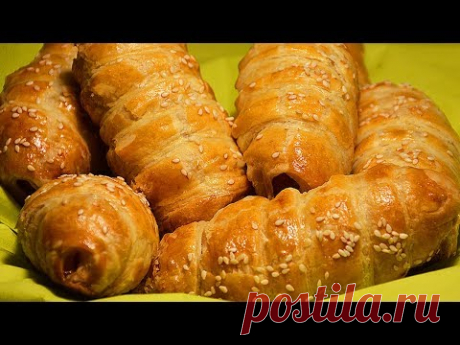 Что приготовить БЫСТРО и ВКУСНО? СОСИСКИ В СЛОЕНОМ ТЕСТЕ (в духовке)–простой рецепт с готовым тестом. Это элементарное блюдо — удачная альтернатива бутерброд...