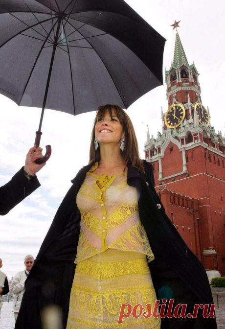 Софи Марсо в Москве, июнь 2004 г.