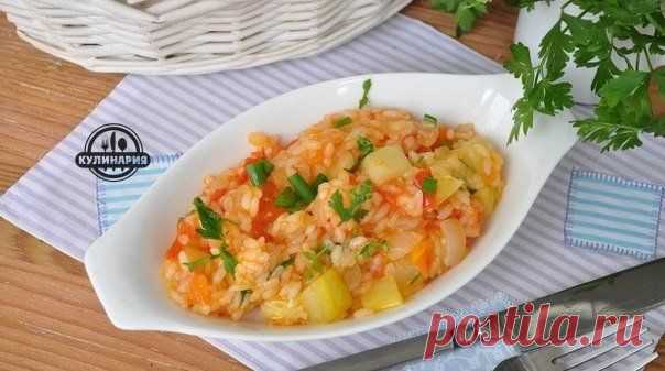 КАБАЧКИ С ОВОЩАМИ И РИСОМ В МУЛЬТИВАРКЕ