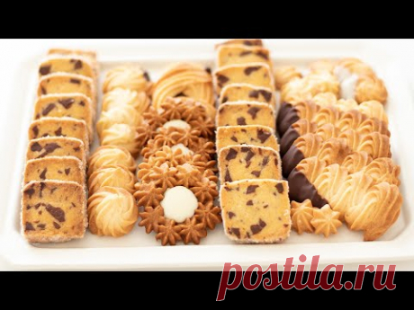 アイスボックスクッキーと絞り出しクッキーの作り方＆ラッピング＊バレンタイン cookie｜HidaMari Cooking - YouTube