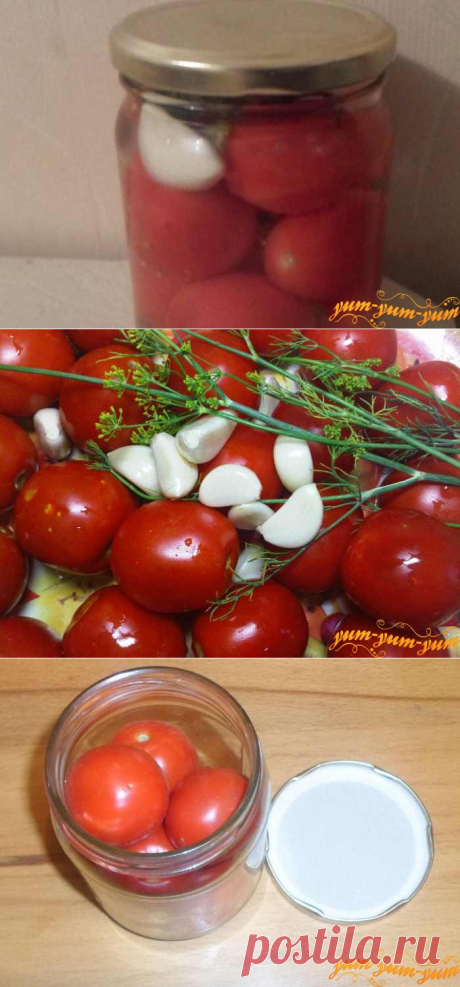 Рецепт консервирования маринованных помидоров черри: заготовка на зиму