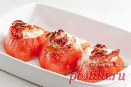 Помидоры, фаршированные курицей и сыром фета / Всё за еду!