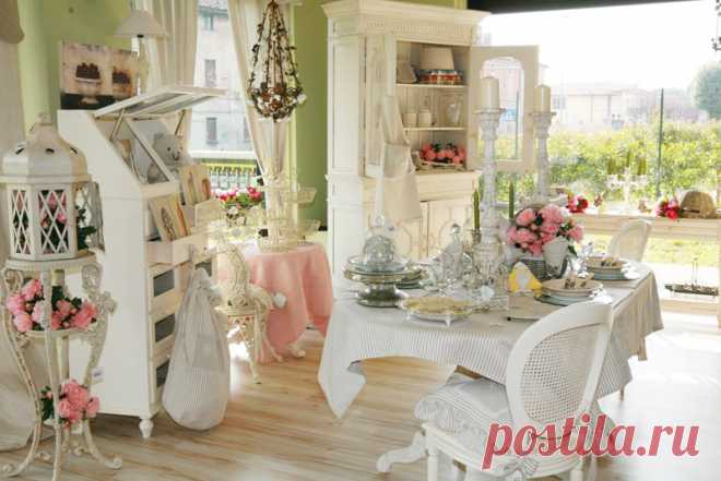 Стиль Шебби-шик в интерьере (Shabby-Chic). Фото, описание, детали. - Арт Проект г. Москва