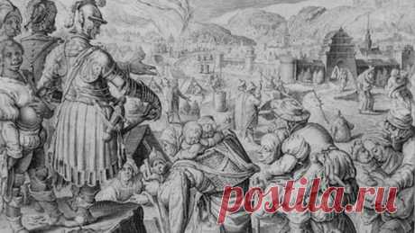 В 1140 году король Германии Конрад III предложил оборонявшимся в осаждённой им крепости выпустить всех женщин, пообещав сохранить им жизнь. При этом он заявил, что каждая женщина может взять с собой самое ценное – столько, сколько сможет унести. Недолго думая, женщины взвалили на свои хрупкие плечи собственных мужей. Король сдержал слово и позволил им уйти живыми вместе с «поклажей».