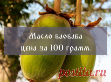 Масло баобаба оптом и в розницу, свойства и применение — Золотая горка