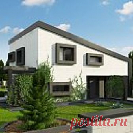 Проект Z391 Проект двухэтажного дома с открытой дневной зоной и современным экстерьером. - Z500 - Проекты домов и гаражей Z391 представляет собой проект двухэтажного дома с открытой дневной зоной и современным экстерьером.Чем интересен проект Z391:Гараж на одну машину удобно совмещен с домом. Из него предусмотрен переход в помещение технического назначения с выходом на задний двор.Просторная красивая терраса (частично крытая) удобна для проведения посиделок с друзьями и дл...