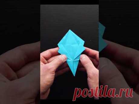 How to make an Origami 3-Point Ninja Star. Paper craft