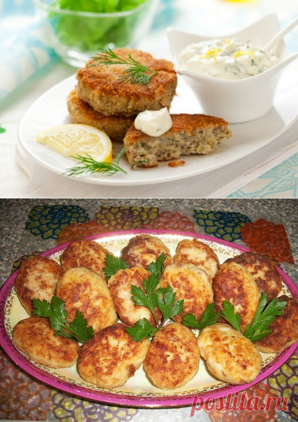 Котлеты из щуки с манкой