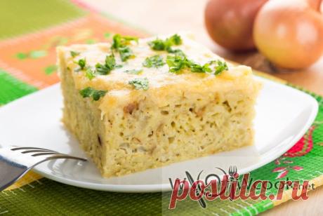 ЗАПЕКАНКА ИЗ ТЕРТОГО КАРТОФЕЛЯ С ЛУКОМ - вкуснючая до безобразия и простая в приготовлении