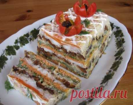 Рыбный торт