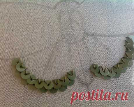 вышивка пайетками мастер класс - Поиск в Google