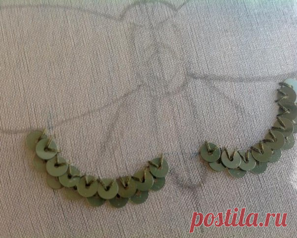 вышивка пайетками мастер класс - Поиск в Google