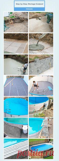 Step-by-Step den eigenen Ovalpool aufbauen #pool #ovalpool #diy