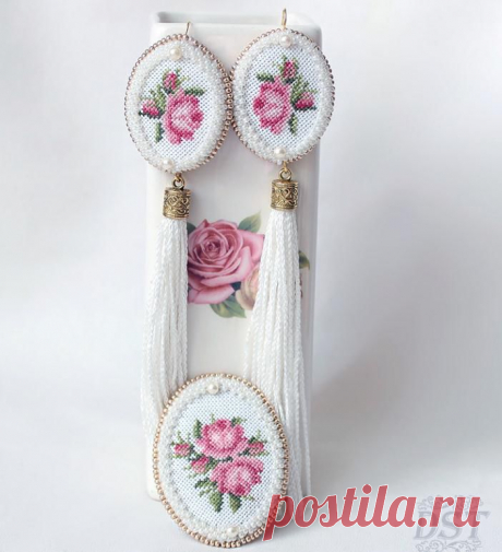 Удивительная техника вышивки — микровышивка, или petit point