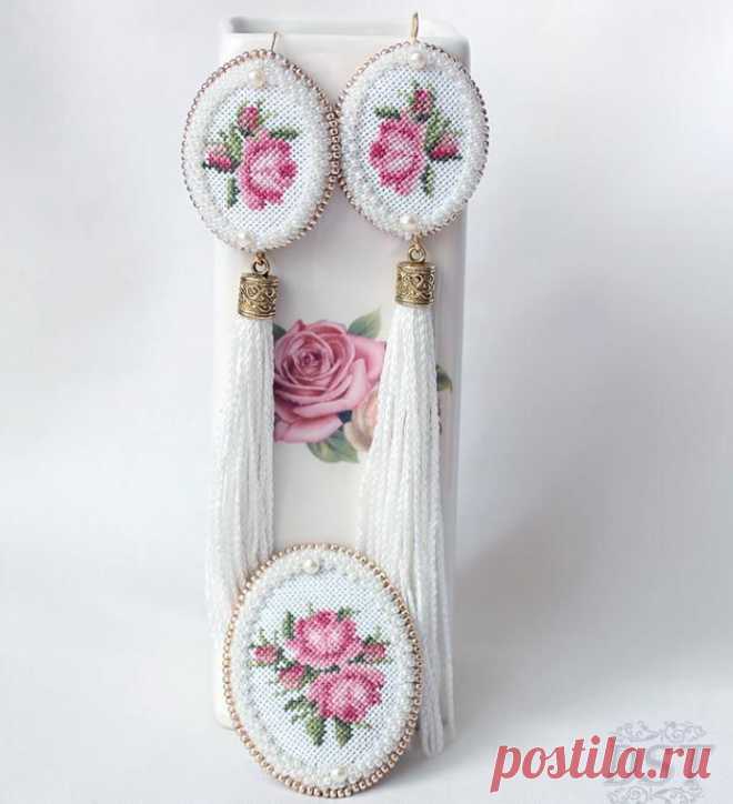 Удивительная техника вышивки — микровышивка, или petit point