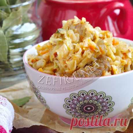 Самая вкусная тушеная капуста с мясом — Кулинарные рецепты любящей жены