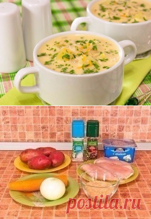 Как приготовить сырный суп - рецепт, ингредиенты и фотографии