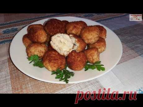 Куриные шарики с сыром Моцарелла (+ВИДЕО) - Затейка.com.ua - рецепты вкусных десертов, уроки вязания схемы, народное прикладное творчество