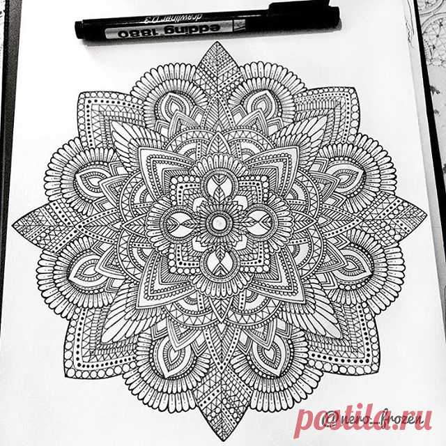 Mandala by @nero_frozen 💜#mandala #mandalaart #zenmandala #zentangle #mandaladesign #mandalatattoo #zen #art #zentangleart #nice #picture #cute #girl #draw #drawing #blackandwhite #follow#zenart  #mandalapassion #love #doodle #doodling #doodleart #doodlelove