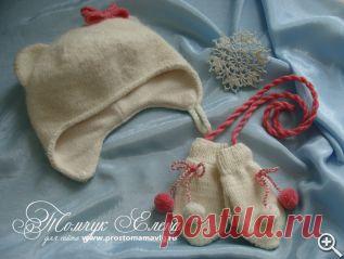 ШАПОЧКА "КОШЕЧКА" с ушками, описание