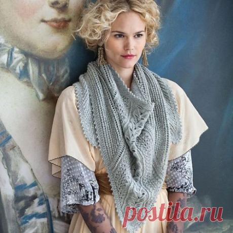 Великолепная ажурная шаль