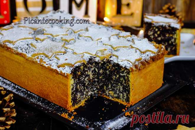 Богатый маковый пирог на песочном тесте (Makowiec na kruchym cieście) | Picantecooking