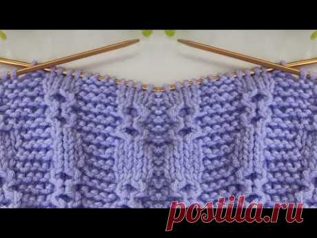 Muhteşem iki şiş kolay örgü anlatımı Knittingpattern Kolay örgü yapımı