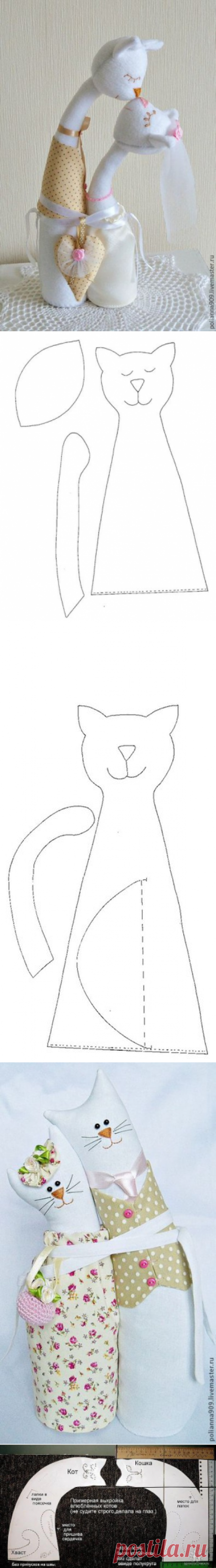 Влюбленные котики — Сделай сам, идеи для творчества - DIY Ideas