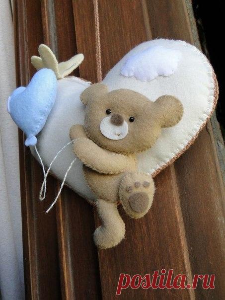 Мишутки из фетра