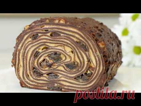 Рецепт Находка! Новая Идея Из Интернета! Блинный Рулет с Начинкой Вкуснее Торта! Он Тает Во Рту!