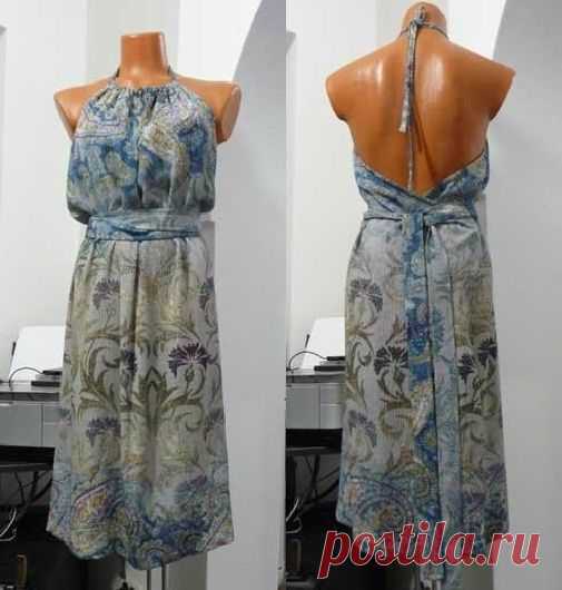 Платье-фартук за час / Своими руками / Своими руками - выкройки, переделка одежды, декор интерьера своими руками - от ВТОРАЯ УЛИЦА