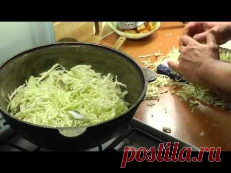 Капуста тушёная с картошкой +. Просто, вкусно, недорого. - YouTube