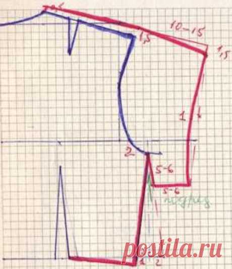 Лифы мягкой формы кроя- чертеж