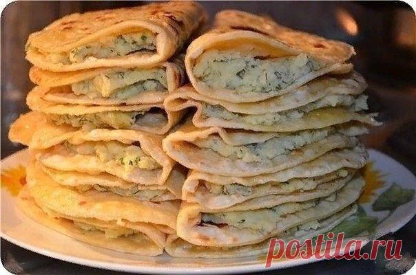 Быстрые татарские лепешки с картошкой