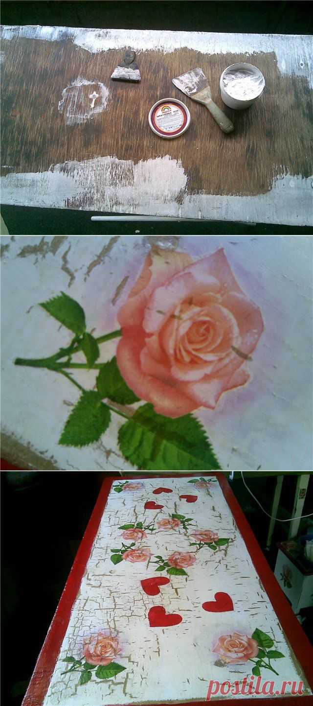 Декупаж стола - Ярмарка Мастеров - ручная работа, handmade