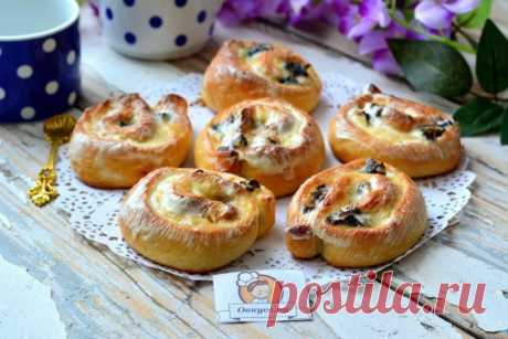 Улитки с творогом в сметанной заливке | Таки Вкусно