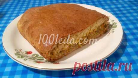 Пирог с капустой - Пирог на кефире от 1001 ЕДА вкусные рецепты с фото!