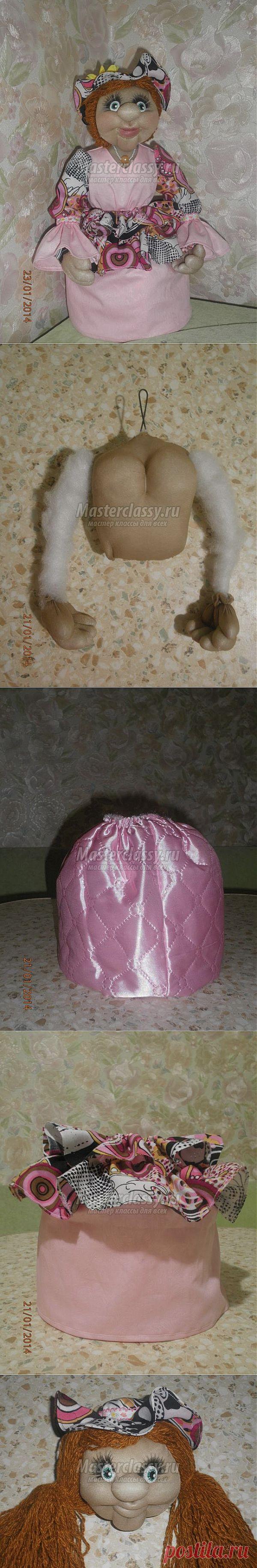 Текстильная кукла из капрона. Грелка на чайник. Мастер-класс с пошаговыми фото