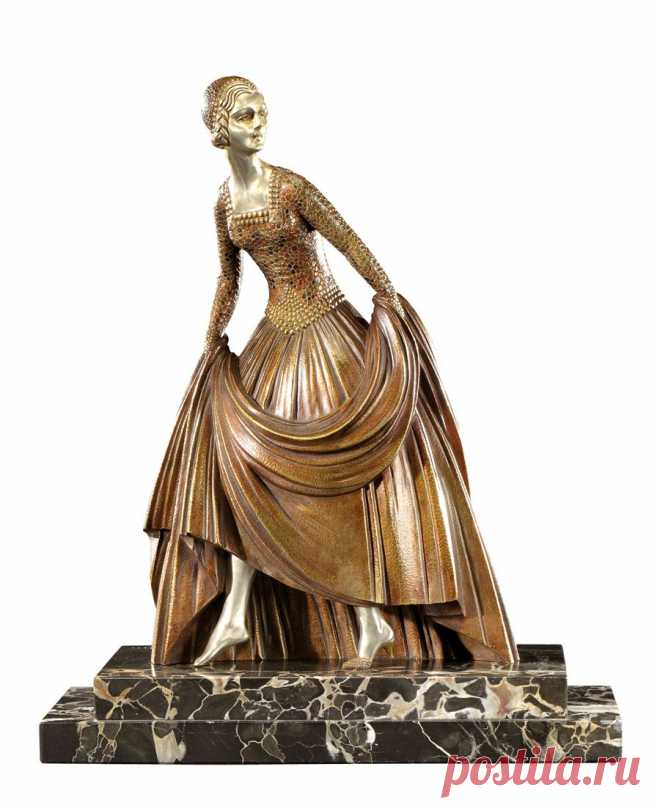 Румынский скульптор Demetre Chiparus. Ожившая бронза