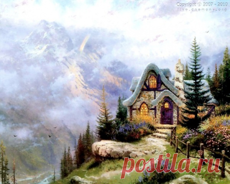 живопись Thomas Kinkade - 69 фото. Фотографии Валентин Иванов.