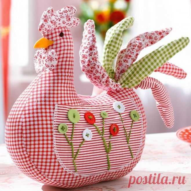 Как сшить курочку из ткани своими руками?