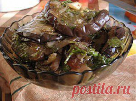 Маринованные баклажаны – вкусный рецепт на зиму