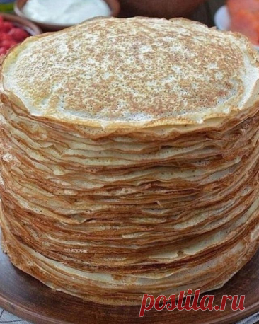 Вкусные блины на молоке. Как приготовить тонкие блинчики с дырочками — Готовим дома