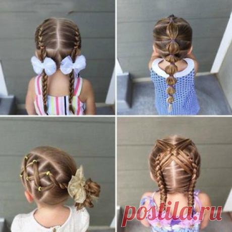 Причёски для девочек.